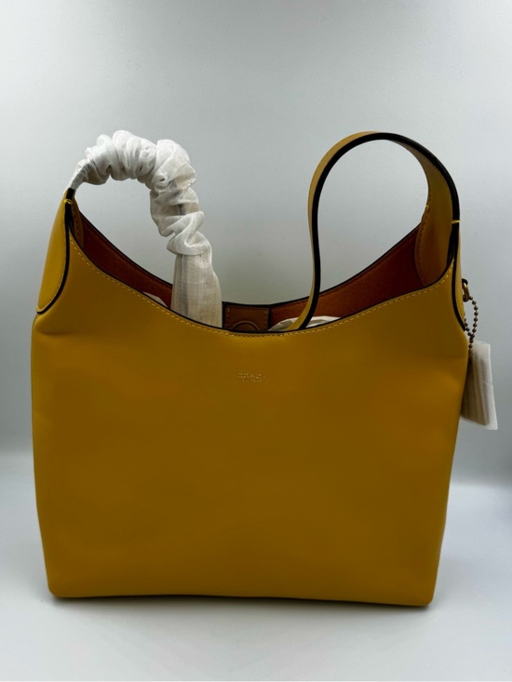Coach Mustard Yellow Hobo Bag NWT